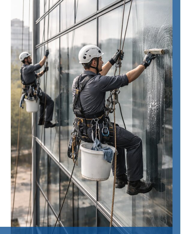 Мойка сплошного остекления в Балакове, заказать от 305 р.| ВЫСОТНИК-Блк