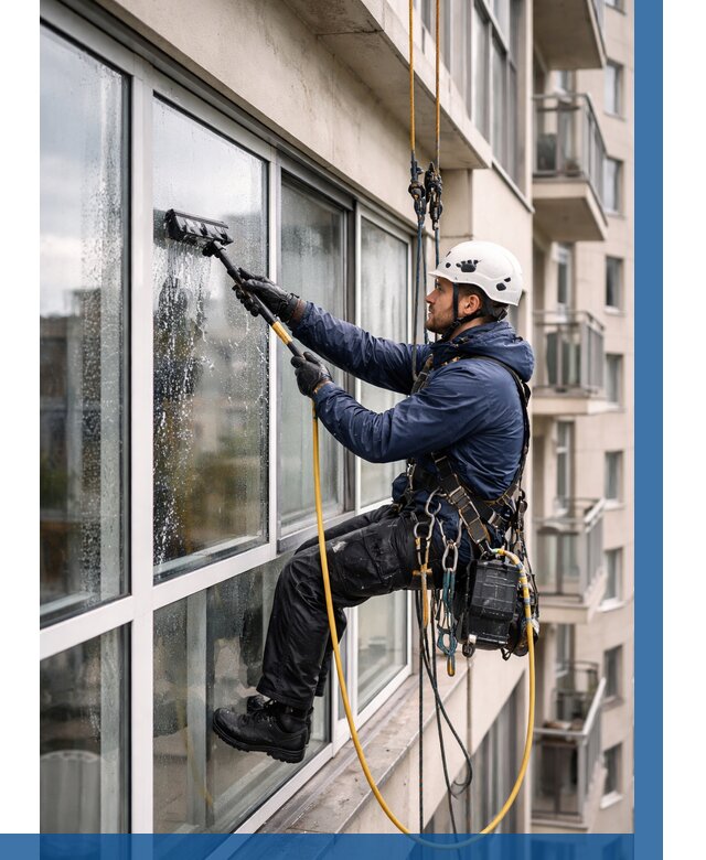 Мойка балконного остекления в Балакове от 3562 р. | ВЫСОТНИК-Блк