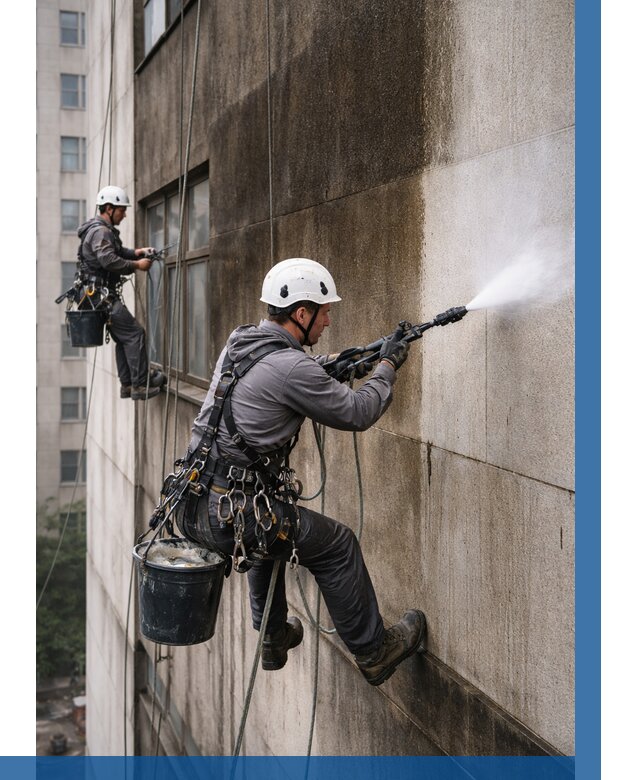 Очистка фасада от копоти в Балакове от 254 р. | ВЫСОТНИК-Блк