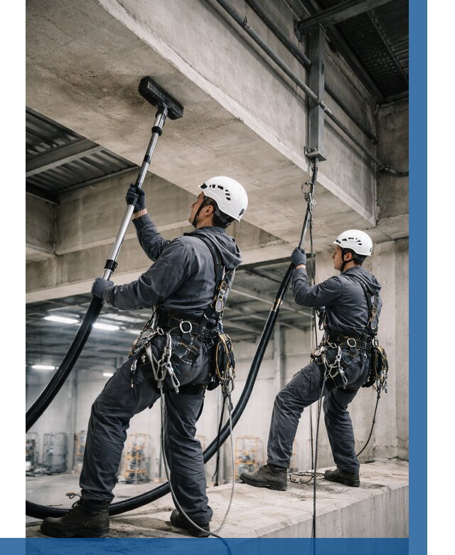 Обеспыливание потолочных конструкций в Балакове от 254 р. |ВЫСОТНИК-Блк