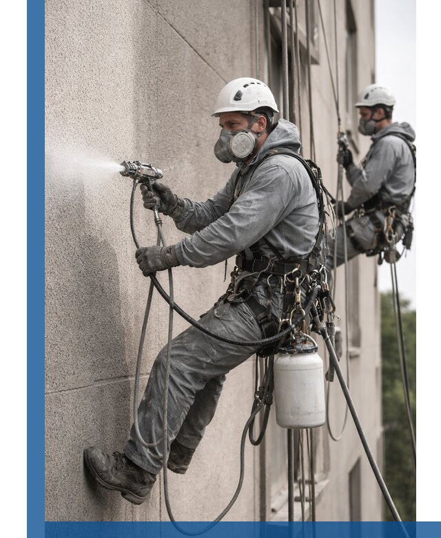 Безвоздушная покраска фасадов зданий в Балакове профессионально