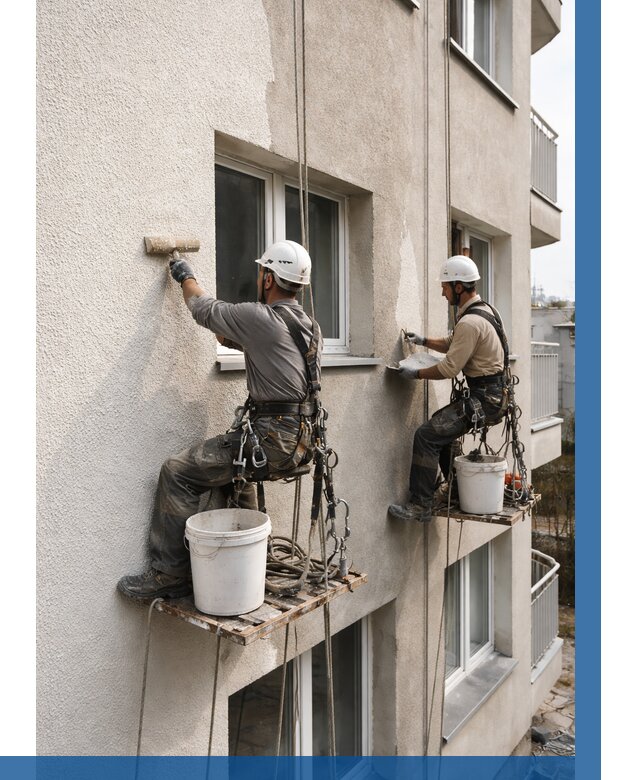 Нанесение короеда на фасад в Балакове от 458 р. | ВЫСОТНИК-Блк