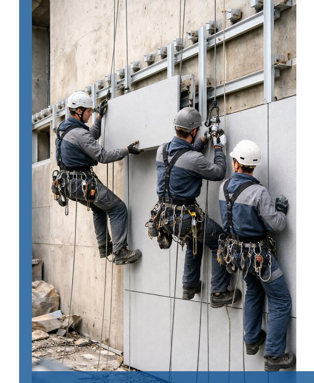 Монтаж вентилируемого фасада в Балакове под ключ с гарантией качества