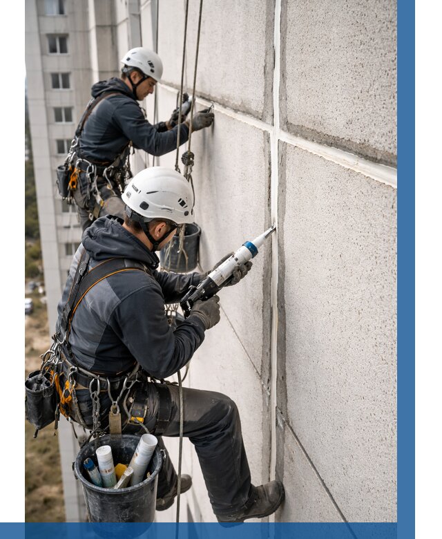 Герметизация межпанельных швов в Балакове от 712 р. | ВЫСОТНИК-Блк