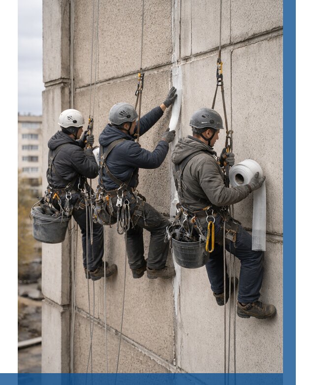 Ремонт межпанельных швов в Балакове от 763 р. | ВЫСОТНИК-Блк