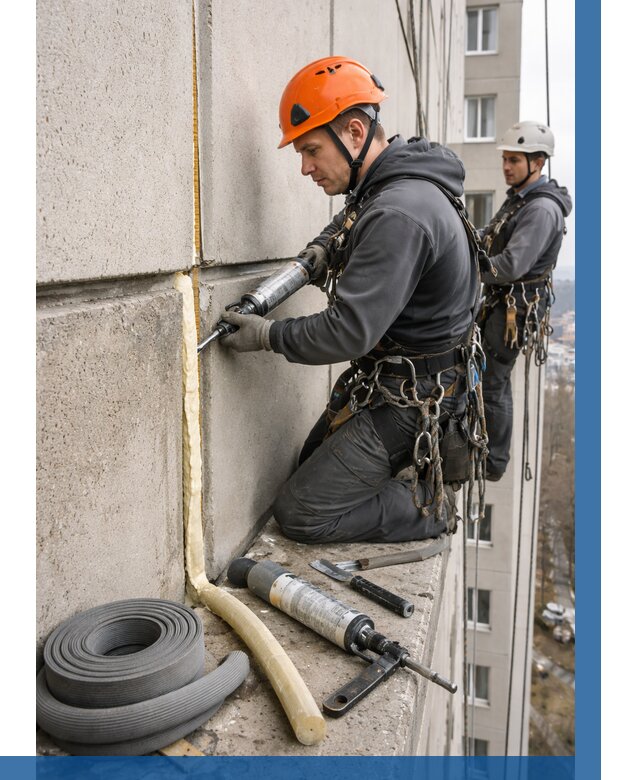 Теплый шов межпанельные швы в Балакове от 712 р. | ВЫСОТНИК-Блк