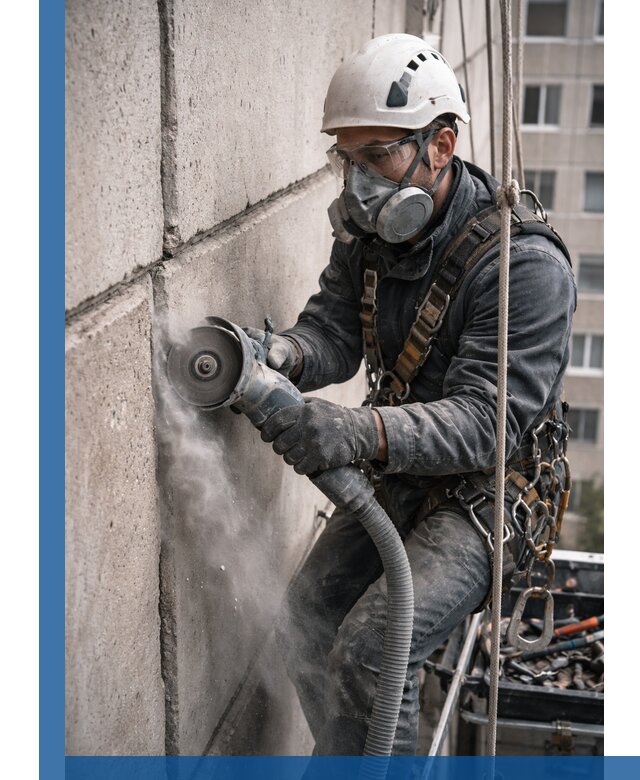 Штробление межпанельных швов в Балакове качественно и быстро