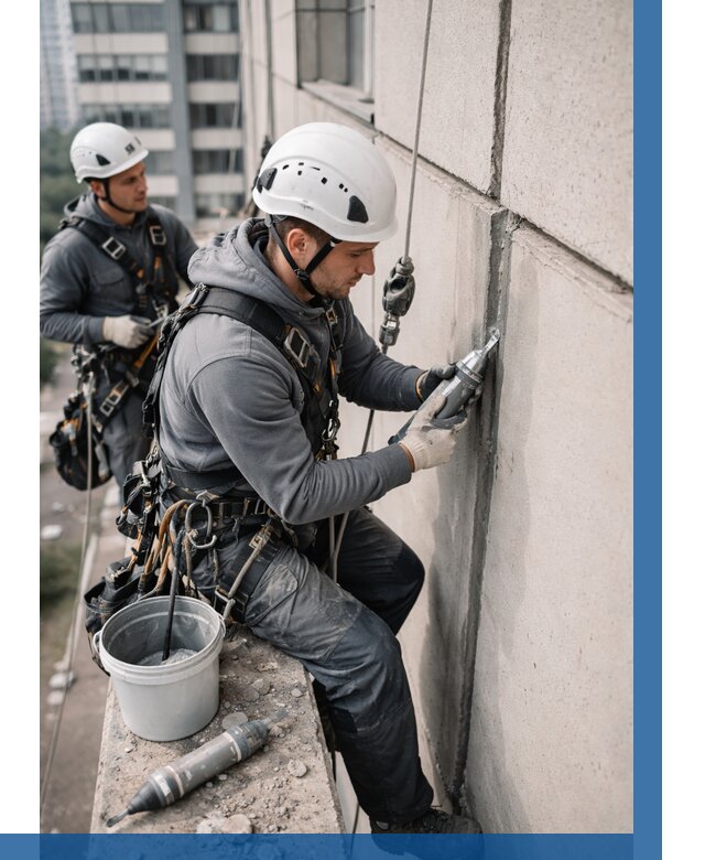 Ремонт деформационных швов здания в Балакове от 1018 р. | ВЫСОТНИК-Блк