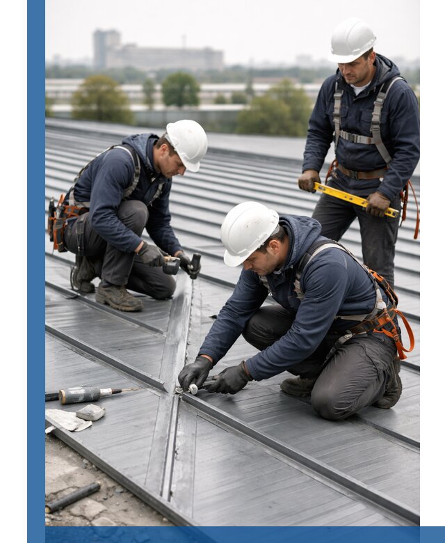 Ремонт фальцевой кровли в Балакове срочно и качественно