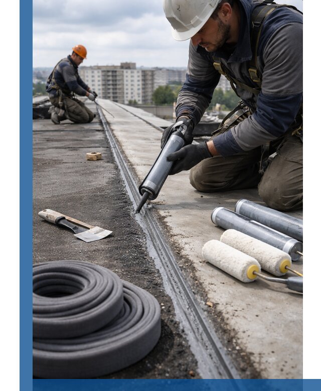 Герметизация швов кровли в Балакове с гарантией герметичности
