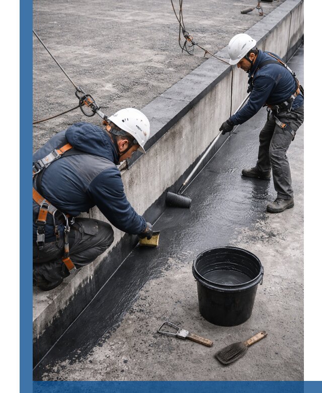 Гидроизоляция кровли жидкой резиной профессионально в Балакове