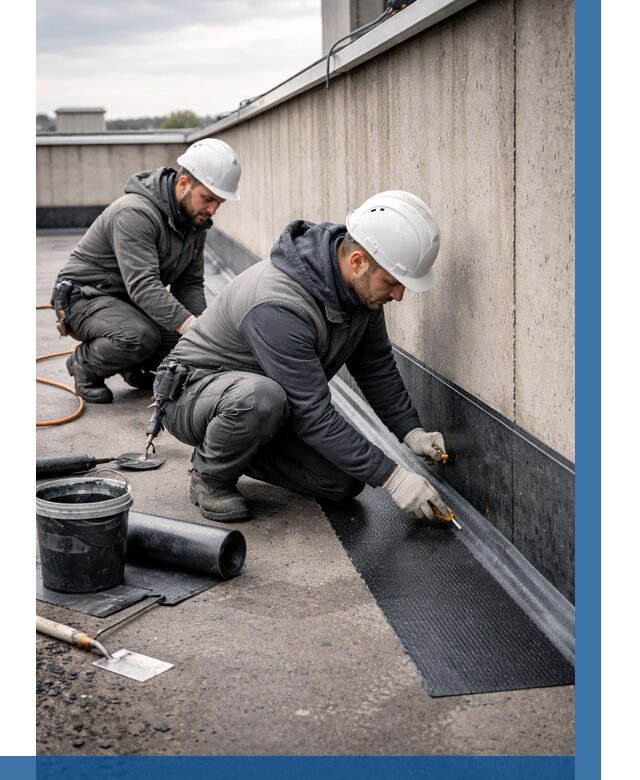 Гидроизоляция примыканий на кровле в Балакове от 916 р. | ВЫСОТНИК-Блк