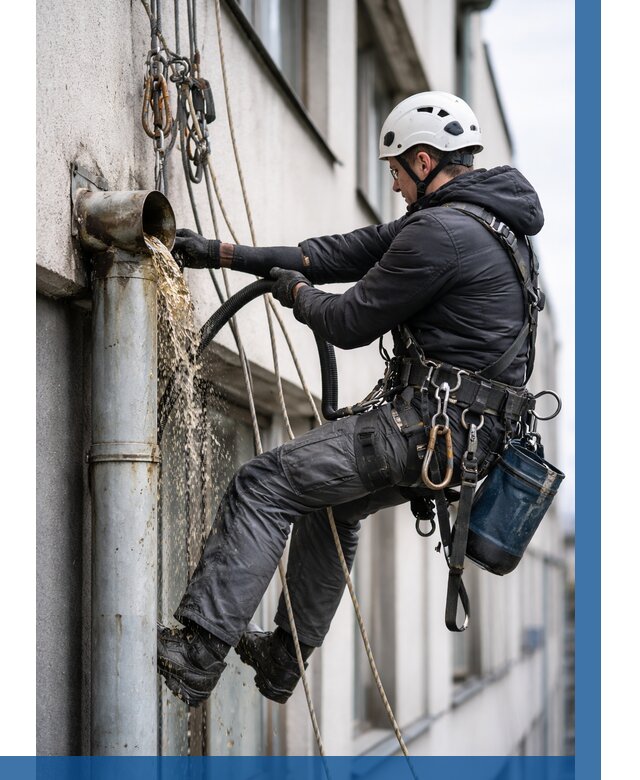 Прочистка водосточных труб в Балакове от 3562 р. | ВЫСОТНИК-Блк