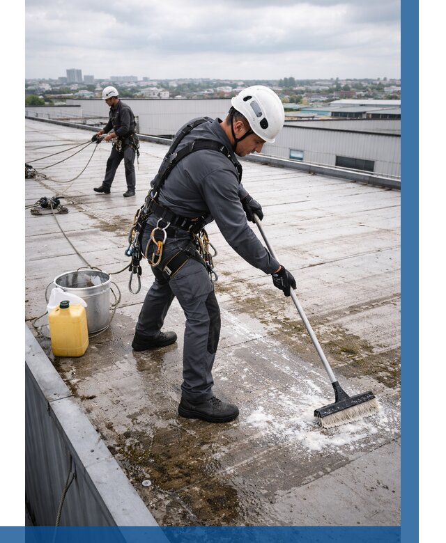 Очистка крыши по графику в Балакове от 7633 р. | ВЫСОТНИК-Блк