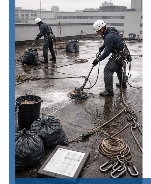 Плановая очистка кровли по графику в Балакове для безопасности