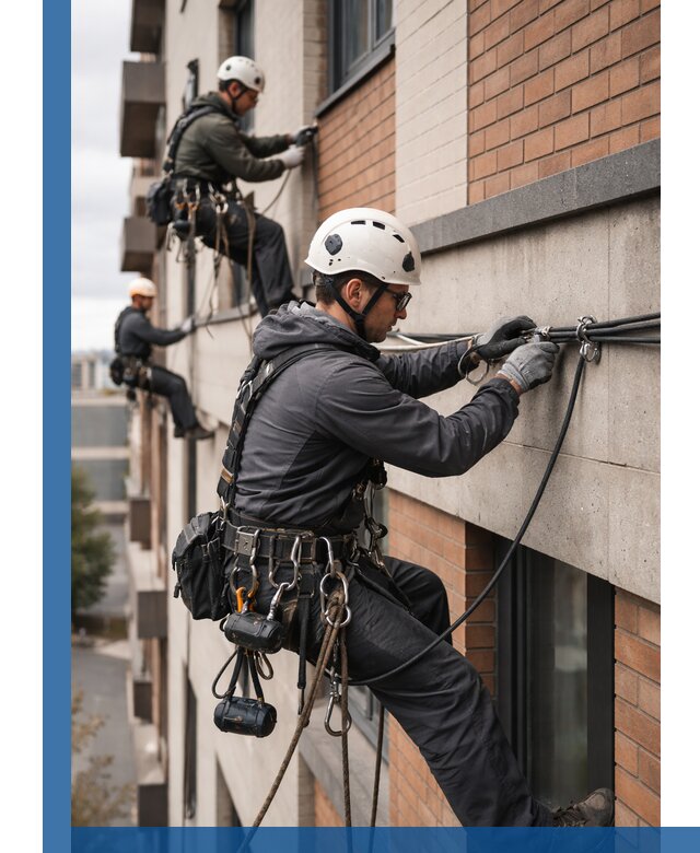 Крепление кабеля на фасаде монтаж и крепеж в Балакове