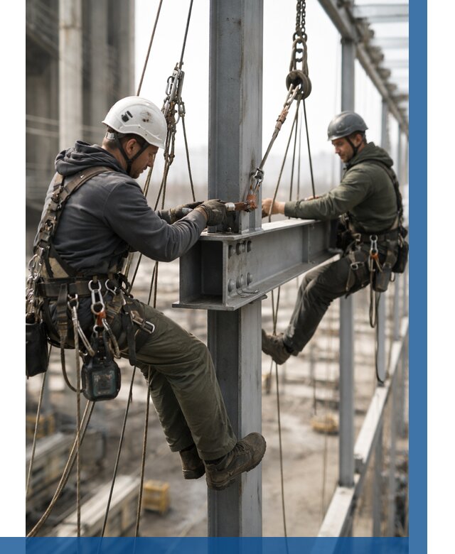 Монтаж металлоконструкций на высоте в Балакове от 3562 р. | ВЫСОТНИК-Блк