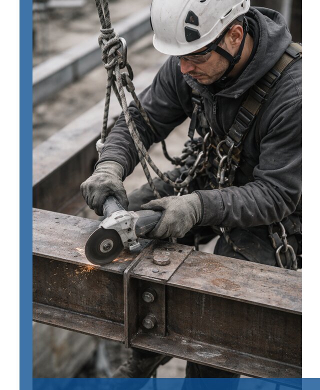 Резка металла на высоте в Балакове для зданий и конструкций