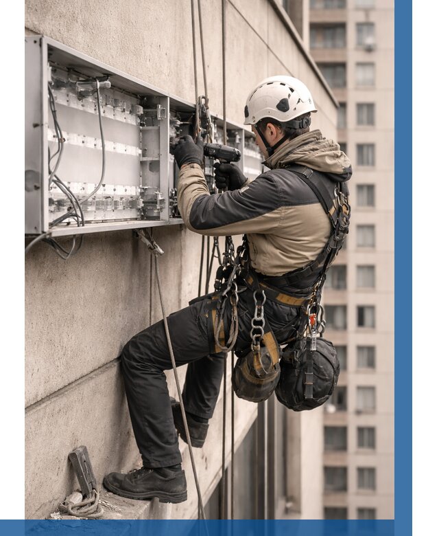 Ремонт вывески на высоте в Балакове от 4580 р. | ВЫСОТНИК-Блк