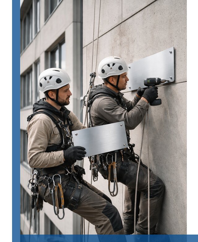 Монтаж табличек и указателей в Балакове для зданий и сооружений