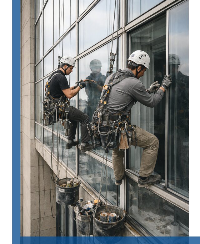 Ремонт витражных конструкций и фасадного остекления в Балакове