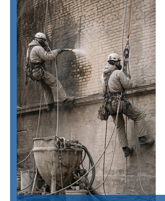 Пескоструйная очистка фасадов в Балакове профессионально