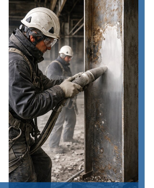 Удаление старой краски с металла в Балакове от 458 р. | ВЫСОТНИК-Блк