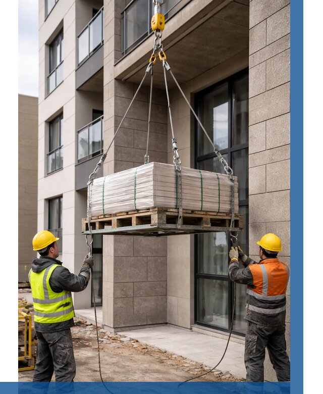 Подъем керамогранита на этаж в Балакове от 3562 р. | ВЫСОТНИК-Блк