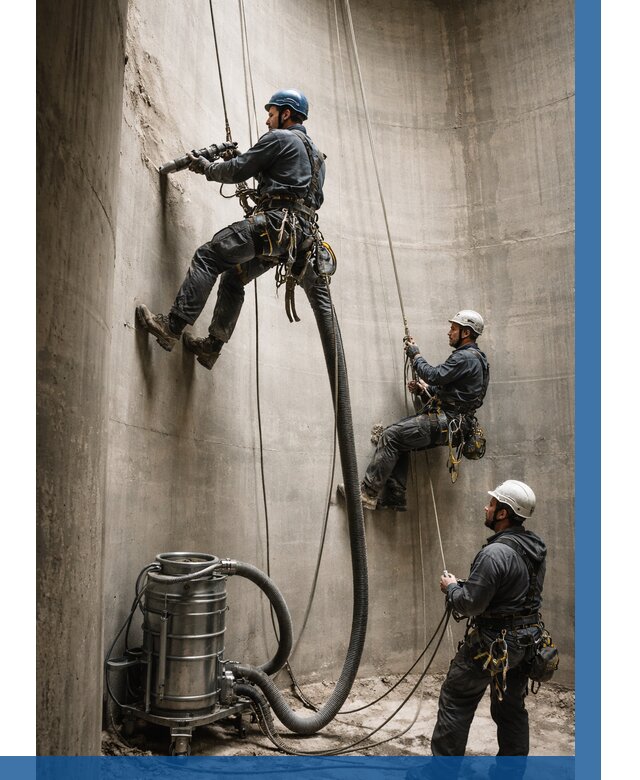 Зачистка силосов в Балакове от 4580 р. Договор и смета ВЫСОТНИК-Блк