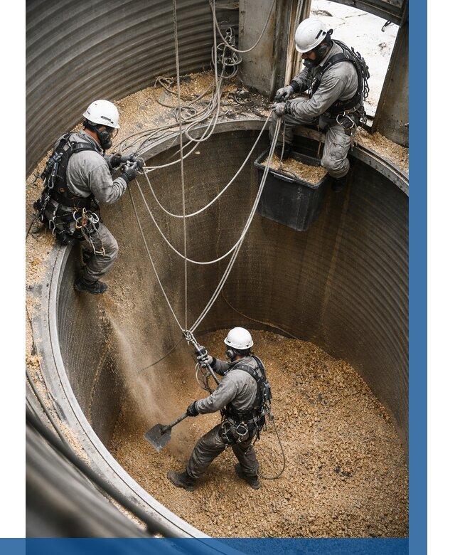 Чистка зерновых бункеров в Балакове от 12212 р. | ВЫСОТНИК-Блк