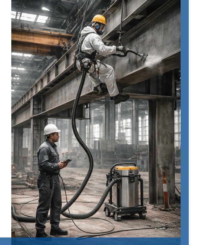 Обеспыливание конструкций в цехе в Балакове от 4274 р. | ВЫСОТНИК-Блк