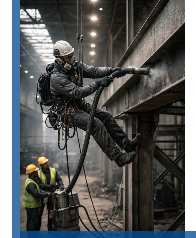 Обеспыливание конструкций в цехах промышленного производства в Балакове