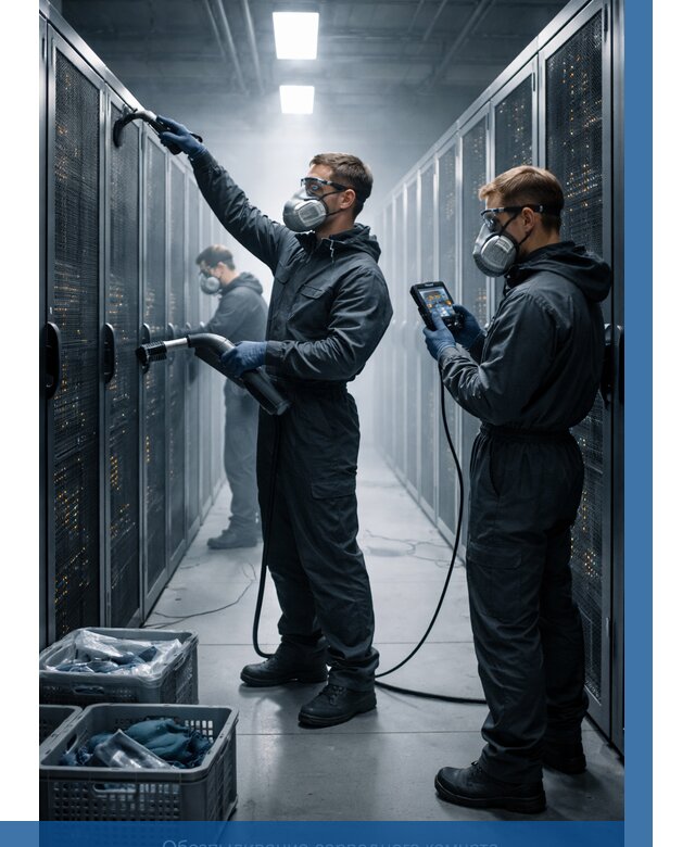 Обеспыливание серверной комнаты в Балакове от 4580 р. | ВЫСОТНИК-Блк