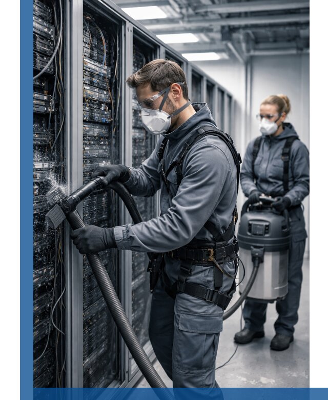 Обеспыливание серверной комнаты в Балакове, профессиональная очистка