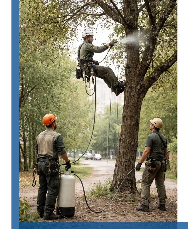 Обработка деревьев от вредителей в Балакове профессиональная защита