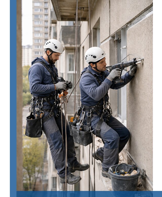 Промышленные альпинисты высотные работы и монтаж в Балакове